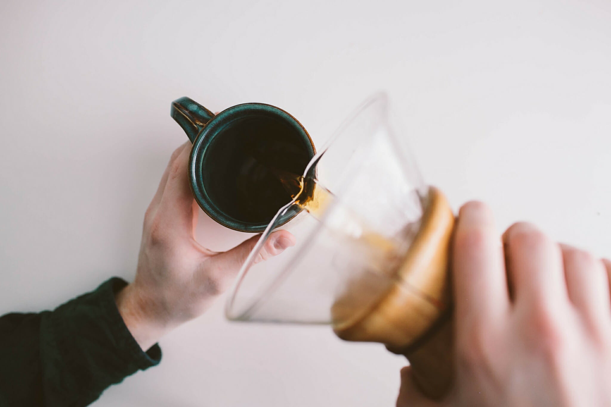 coffee pouring